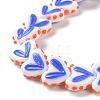 Heart Handmade Lampwork Beads Strands LAMP-G150-01A-4