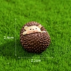 Cute Resin Hedgehog Miniature Ornaments PW-WG5E9A1-04-2