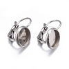 Tarnish Resistant 304 Stainless Steel Leverback Earring Findings STAS-H423-05P-3