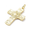 Rack Plating Eco-Friendly Brass Pendants KK-Z036-03G-2