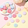 30Pcs 6 Colors Opaque Resin Cabochons RESI-YW0005-44-4