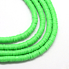 Handmade Polymer Clay Beads X-CLAY-R067-8.0mm-08-1