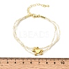 Polyester Multi-Strand Bracelets FB-CBA983F-02G-7