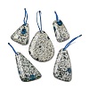 Natural K2 Stone Pendants G-NH0001-13A-1