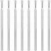 8Pcs Stainless Steel Clay Pottery Sculpture Feather Wire Texture Tool DIY-UN0003-25-1