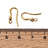 304 Stainless Steel Rhinestone Earring Hooks STAS-B128-44G-3