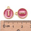 Golden Plated Alloy Enamel Charms LS-ENAM-S118-08I-3