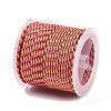 11M Polyester Braided Cord with Cotton Core & Metallic Thread OCOR-Z006-01-18-2