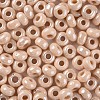 Opaque Colours Luster Glass Round Beads X-SEED-S045-002A-B06-1
