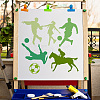PET Hollow Out Drawing Painting Stencils DIY-WH20030-013-5