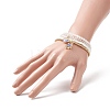 4Pcs 4 Style Natural White Jade & Glass Beaded Stretch Bracelets Set BJEW-JB09227-3