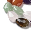 Natural Amethyst & Quartz Crystal & Green Aventurine & Rose Quartz & Red Agate & Tiger Eye Beads Strands G-P528-L13-01-4