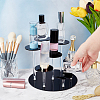 7-Tier Flat Round Acrylic Minifigures Organizer Display Risers ODIS-WH0038-44B-3
