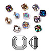 K9 Glass Rhinestone Cabochons RGLA-I002-C02-A-1