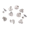 Non-Tarnish 304 Stainless Steel Stud Earring Findings STAS-I183-06B-P-1