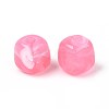 Opaque Acrylic Beads X-OACR-ZX006-33D-1