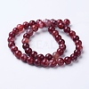 Natural Agate Beads Strands G-G754-04-6mm-2