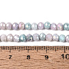 Ombre Effect Dyed Glass Beads Strands LS-GLAA-C023-02-C24-4