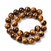 Natural Tiger Eye Beads Strands G-H329-C07-14mm-5