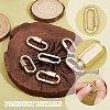 6Pcs Alloy Screw Carabiner Lock Charms FIND-UN0003-31LG-5