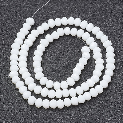 Opaque Solid Color Glass Beads Strands X-EGLA-A034-P10mm-D01-1