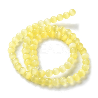 Cat Eye Beads Strands CE-R002-6mm-09-1