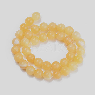 Natural Topaz Jade Beads Strands X-G-E266-11A-4mm-1