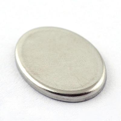 Tarnish Resistant 304 Stainless Steel Plain Edge Bezel Cups STAS-Q194-11-1