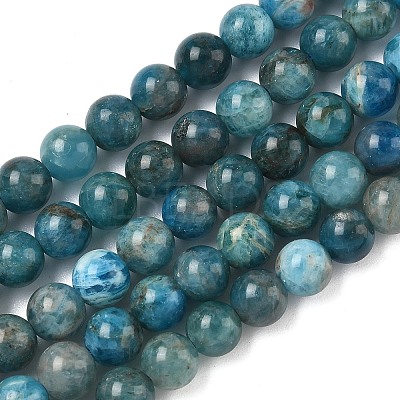 Natural Apatite Beads Strands LS-G-F816-A01-01A-1