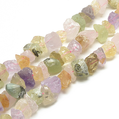 Natural Multi Color Quartz Beads Strands G-R427-08-1