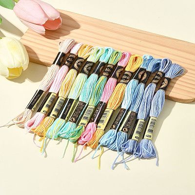 6-Ply Polyester Embroidery Floss OCOR-FZ0001-01J-1