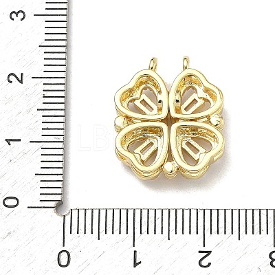 Saint Patrick's Day Brass Micro Pave Clear Cubic Zirconia Deployable Pendants KK-A293-27B-G-1