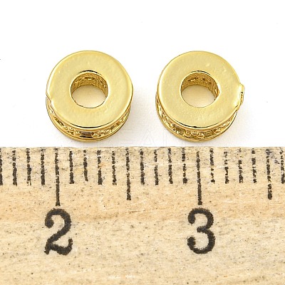 Rack Plating Brass Micro Pave Cubic Zirconia Spacer Beads KK-F089-39B-G05-1