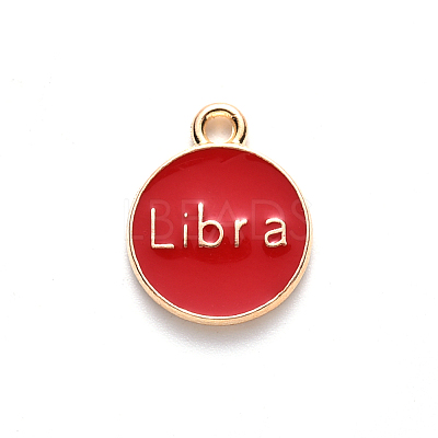 Alloy Enamel Pendants LS-ENAM-S124-01B-07K-1