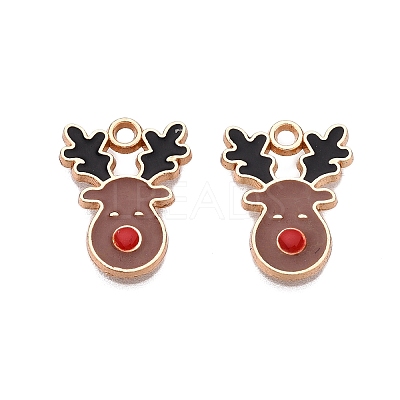 Alloy Enamel Pendants X-ENAM-S121-013B-1