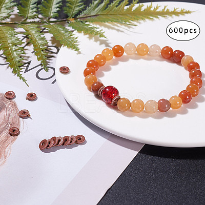 Cowhide Leather Spacer Beads FIND-WH0043-22-1
