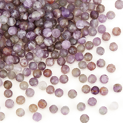 240Pcs Natural Amethyst Beads G-OC0004-67-1