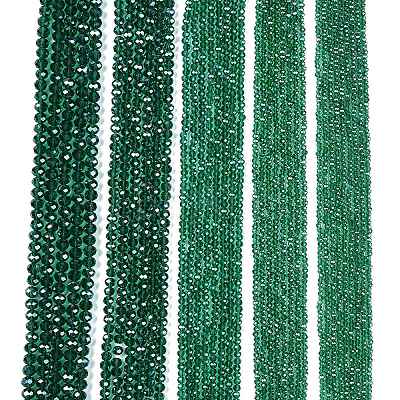 Electroplate Glass Beads Strands EGLA-A044-T4mm-A18-1