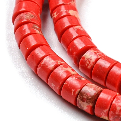Synthetic Imperial Jasper Dyed Beads Strands G-D077-D01-02I-1