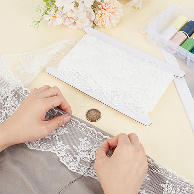 5Yards Polyester Fringe Lace Trim OCOR-CY0003-95B-1
