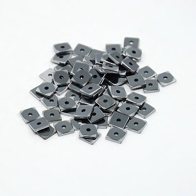 Electroplate Non-magnetic Synthetic Hematite Beads Strands G-J224-08-1
