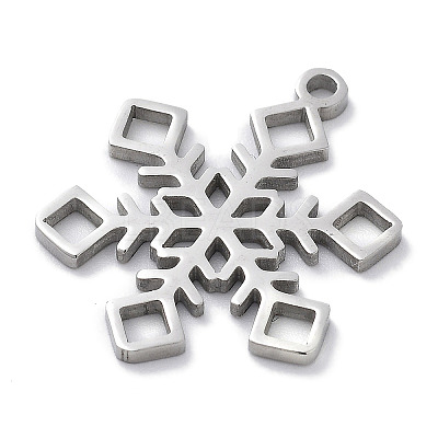 Christmas Theme Anti-Tarnish 304 Stainless Steel Pendants STAS-R003-04P-04-1