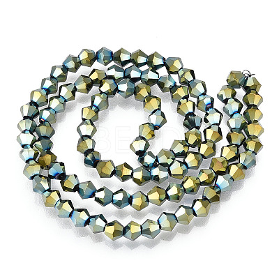 Electroplate Glass Bead Strands LS-EGLA-R094-4mm-16-1