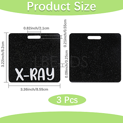 Acrylic Big Pendants MACR-WH20001-10A-1