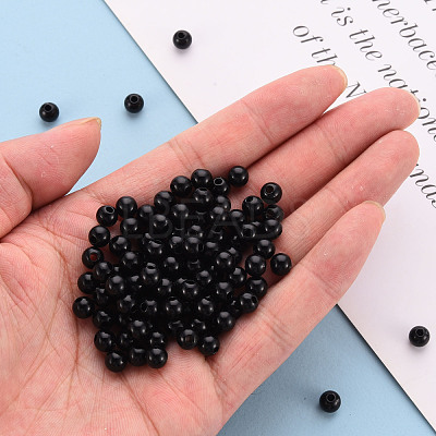 Opaque Acrylic Beads MACR-S370-C6mm-S002-1