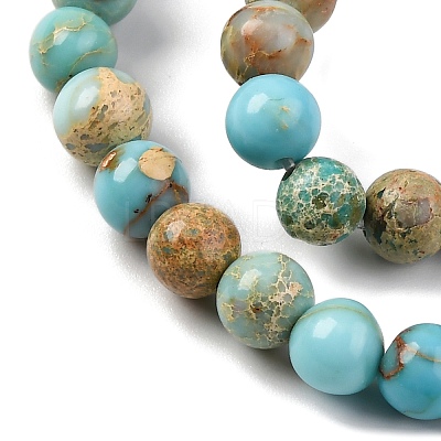 Dyed Natural Regalite/Imperial Jasper/Sea Sediment Jasper Beads Strands X-G-B124-C02-03-1