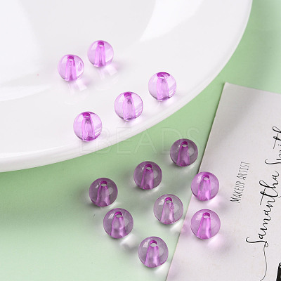 Transparent Acrylic Beads MACR-S370-A10mm-740-1