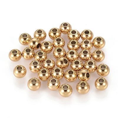Ion Plating(IP) 202 Stainless Steel Rondelle Spacer Beads STAS-F094-06C-G-1