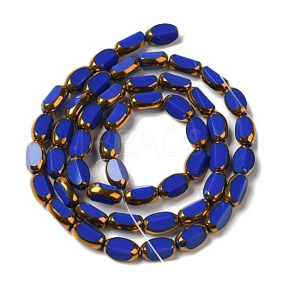 Electroplate Glass Beads Strands X-EGLA-P061-02A-01-1