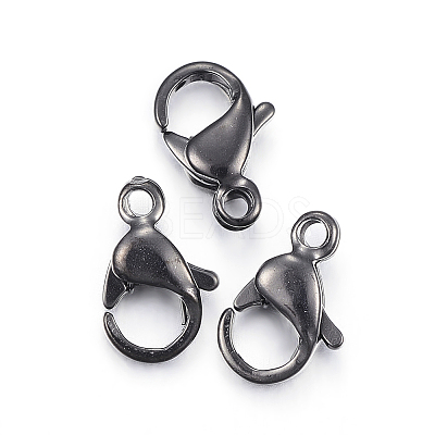 304 Stainless Steel Lobster Claw Clasps STAS-H353-E-02B-1